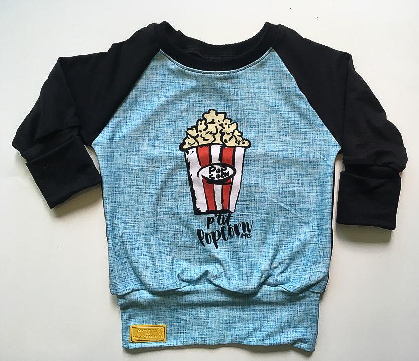 T-shirt à manche longue évolutif popcorn - Miss Croquette