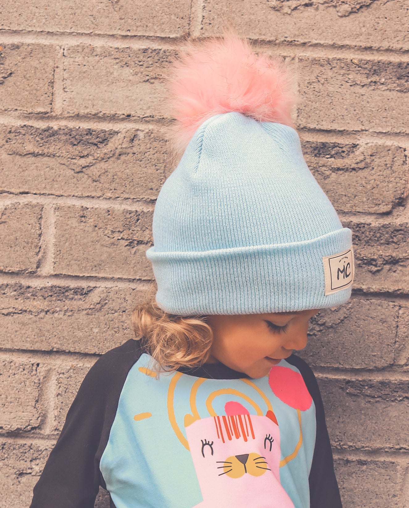 Bonnet tombant bleu pour femme Bonnet tombant bleu pour femme